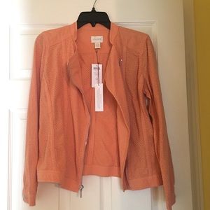 NWT textured Chicos jacket